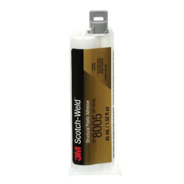 Scotch-Weld 7100088846 2-Part Adhesive, 45 mL Container Duo-Pak Container, Off-White, 8 to 24 hr Curing