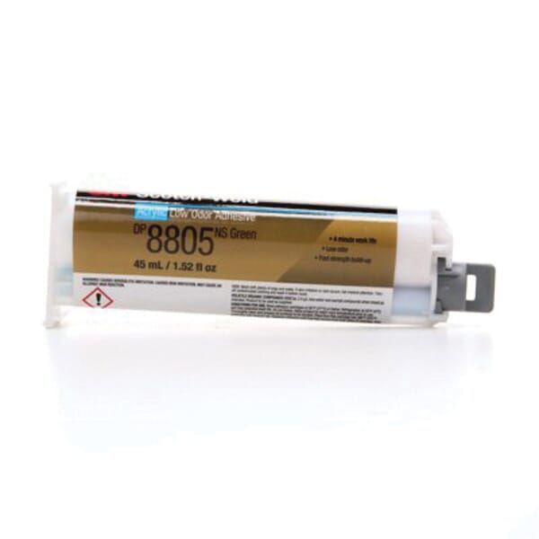 Scotch-Weld 7100098631 2-Part Low Odor Adhesive, 45 mL Container, Green