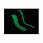 Scotchlite 7000055558 Photoluminescent Film, 50 yd L x 48 in W, 8 to 9 mil THK, Permanent Pressure Sensitive Adhesive, White/Slight Green Tint