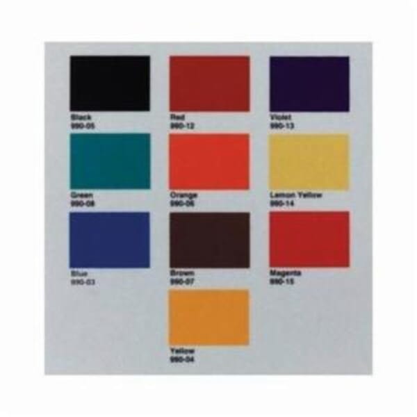 Scotchlite 7000004847 990 Screen Process Color, 1 gal Container, Liquid Form, Red, 1000 to 1200 sq-ft/gal Coverage