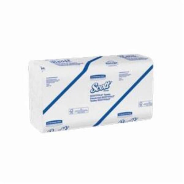 Scott 01980 Multi-Fold Towel, 175 Sheets, 1 Plys, Paper, White, 9.4 in W