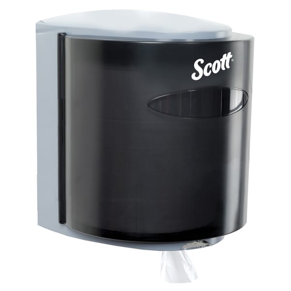 Scott 09989 Center Pull Towel Dispenser, 11.9 in OAL, Wall Mount, ABS Plastic, Import