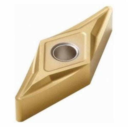 Seco 00000210 Turning Insert, ANSI Code: VNGM332F-MF1 CP500, VNGM Insert, Material Grade: M, S, 160408 Insert, Diamond Shape, 16 Seat, Negative Rake, Neutral Cutting, For Use On Stainless Steel, Super Alloys and Titanium, Carbide, Manufacturers Grade: CP500