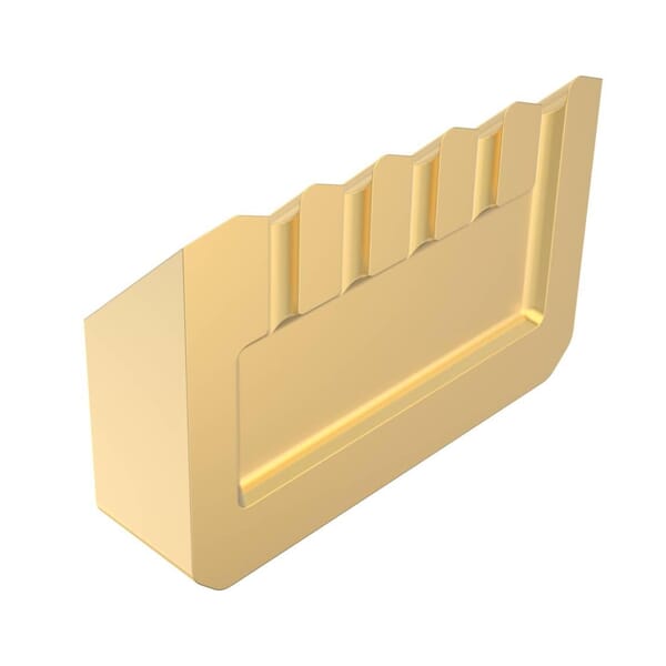 Seco 02690454 External Chipbreaker, C Chipbreaker, 90 deg Included, Neutral Cutting, Solid Carbide