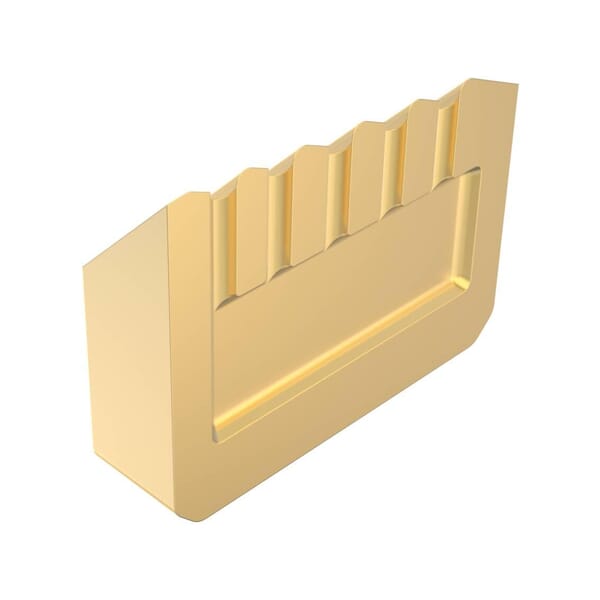Seco 02694578 External Chipbreaker, C Chipbreaker, 90 deg Included, Neutral Cutting, Solid Carbide