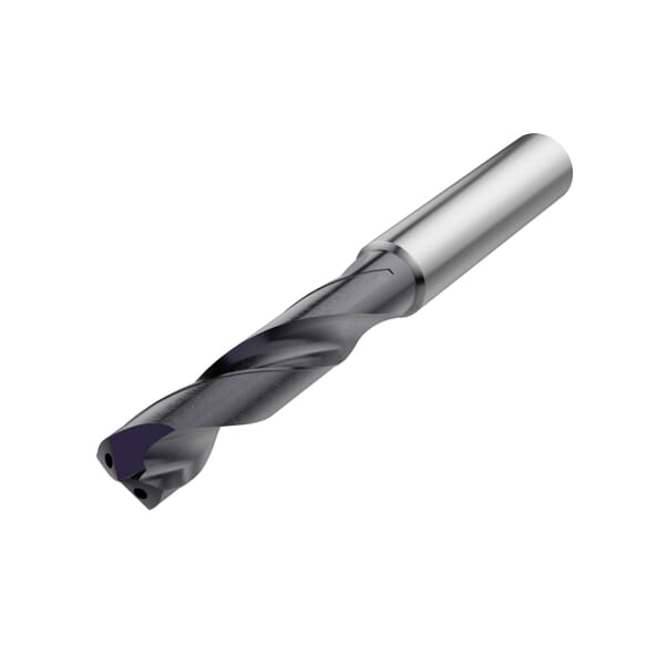 Seco Feedmax 03046068 SD203A-P Screw Machine Drill With 0.045 in Corner Radius, 6 mm Drill - Metric, 0.2362 in Drill - Decimal Inch, Solid Carbide, PVD TiAlN Coated