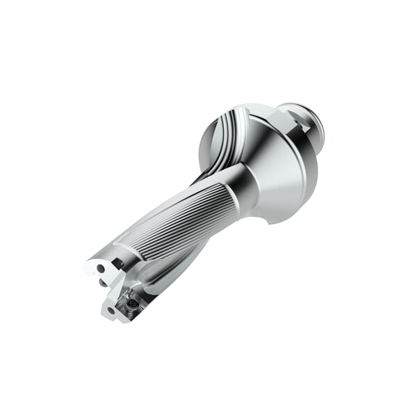 Seco 03080627 Perfomax SD523 Indexable Insert Drill, 28 mm Drill, ABS 50 Modular Connection, 28 mm Dia Shank, 3XD Drill Depth by Dia Ratio, SPGX/SCGX Insert, 145 mm OAL, 84 mm D Max Drill