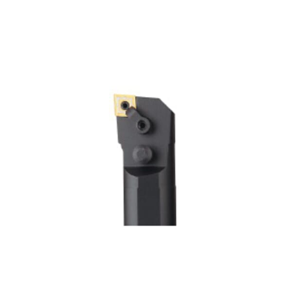 Seco 00012112 Indexable Turning Tool Holder, ANSI Code: A16-MCLNL-4, MCLN Tool Holder, CN..43. Insert, Left Hand Cutting, 25.4 mm Cylindrical Shank, 95 deg Lead Angle, Negative Rake, 304.8 mm OAL