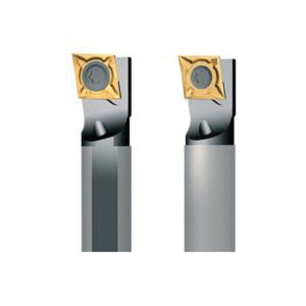 Seco 02516590 Indexable Turning Tool Holder, ANSI Code: A12N-SCFCL09-R, A-SCFC Tool Holder, CC..09T3.. Insert, Left Hand Cutting, 12 mm Cylindrical Shank, 90 deg Lead Angle, Neutral Rake, 160 mm OAL
