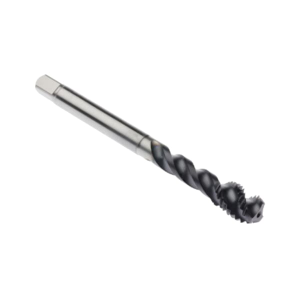 Seco 02999917 Threadmaster MTP-P004 Spiral Point Tap, Right Hand Cutting, M6x1 Thread, H6 Thread Limit, Plug Chamfer, 3 Flutes, AlTiN Coated, Powdered Metal