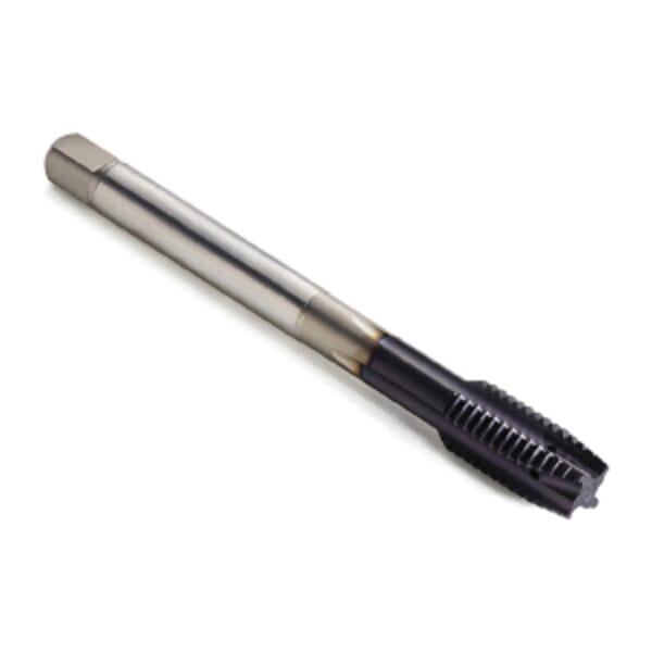 Seco 02999942 Threadmaster MTP-P004-A Spiral Point Tap, Right Hand Cutting, M27x3 Thread, H6 Thread Limit, Plug Chamfer, 4 Flutes, AlTiN Coated, Powdered Metal