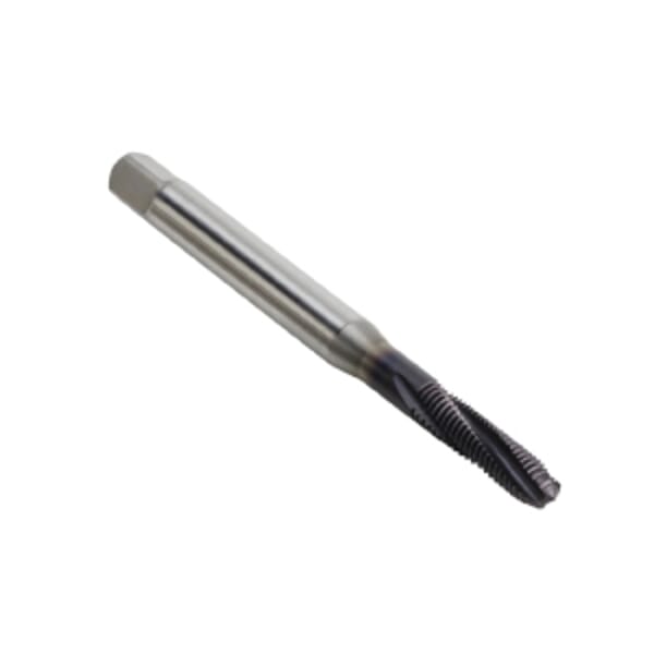 Seco 02999977 Threadmaster MTH-P001 Spiral Flute Tap, Right Hand Cutting, M6x1 Thread, H6 Thread Limit, Modified Bottoming Chamfer, Right Hand Flute Direction, 3 Flutes, TiAlN Coated, Powdered Metal