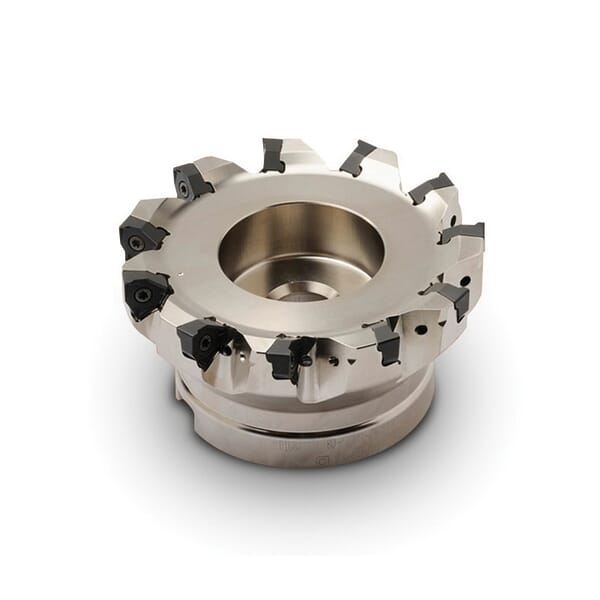 Seco 02642874 Square 6 Double Sided Insert Indexable Shoulder Mill, ANSI Code: R220.96-02.50-08-6A, 63.4 mm Dia Cutting, Arbor Shank, Right Hand Cutting, 90 deg Lead Angle, 7.5 mm Max Depth of Cut