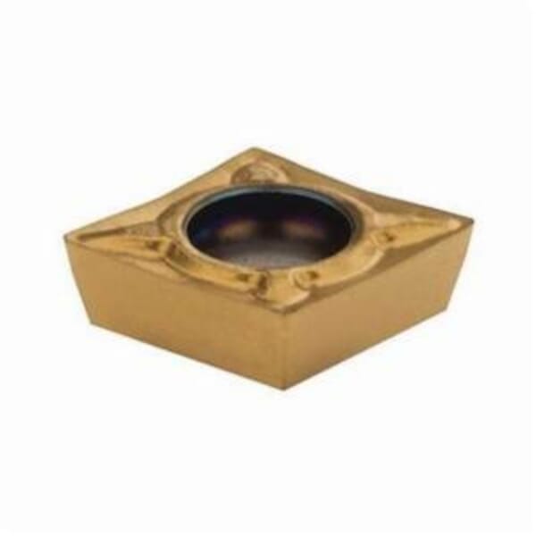 Seco 00064906 Turning Insert, ANSI Code: CPMT32.51-F1 CP200, CPMT Insert, Material Grade: M, S, 09T304 Insert, Diamond Shape, 09 Seat, Positive Rake, Neutral Cutting, For Use On Stainless Steel and Titanium/Super Alloys, Carbide, Manufacturers Grade: CP200