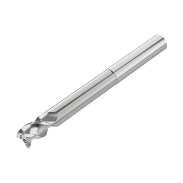 Seco Niagara Cutter 17000025 Elite AN345 Center Cutting High Performance Long Length Single End Square End End Mill, 3/4 in Dia Cutter, 1 in Length of Cut, 3 Flutes, 3/4 in Dia Shank, 7 in OAL, Uncoated