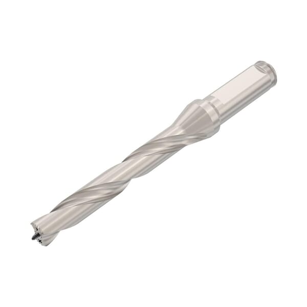 Seco 02427473 Crownloc Right Hand Exchangeable Tip Drill, 13 to 13.99 mm Drill, SD100 Insert, 167.5 mm OAL, 7XD Drill Depth by Dia Ratio, 16 mm Dia Shank, SD107 Toolholder