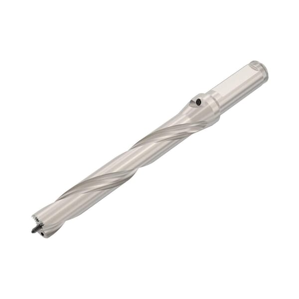 Seco 02427476 Crownloc Right Hand Exchangeable Tip Drill, 15 to 15.99 mm Drill, SD100 Insert, 189 mm OAL, 7XD Drill Depth by Dia Ratio, 16 mm Dia Shank, SD107 Toolholder