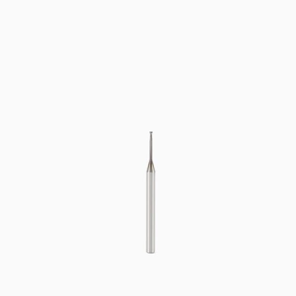Seco JABRO Mini 02435754 Mini JM905 Center Cutting Single End Universal End Mill, 1.5 mm Dia Cutter, 0.15 mm Corner Radius, 2.2 mm Length of Cut, 2 Flutes, 3 mm Dia Shank, 60 mm OAL, MEGA-T/PVD Coated