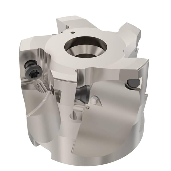 Seco 02694976 Turbo 18 Single Sided Insert Indexable Shoulder Mill, ANSI Code: R220.69-02.00-18-5AN, 50.8 mm Dia Cutting, Arbor Shank, Right Hand Cutting, 90 deg Lead Angle, 17 mm Max Depth of Cut