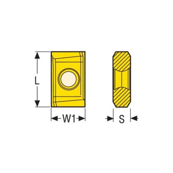Seco 02781311 Xfix Reaming Insert, ANSI Code: LNEG1003-EB45-03, LNEG Insert, 1003 Insert, Carbide/Cermet, Manufacturers Grade: RX2000