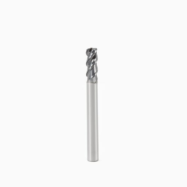 Seco JABRO Solid2 02881694 Solid2 JS553 Center Cutting High Performance Regular Length Single End Universal End Mill, 6 mm Dia Cutter, 0.5 mm Corner Radius, 14 mm Length of Cut, 3 Flutes, 6 mm Dia Shank, 57 mm OAL, SIRON-A/PVD Coated