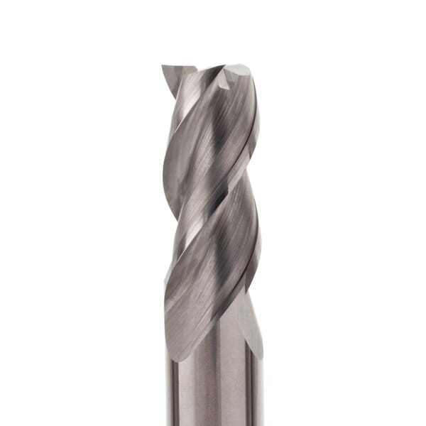 Seco JABRO Solid2 02881806 JS413 Center Cutting Regular Length Single End Square End Mill, 16 mm Dia Cutter, 32 mm Length of Cut, 3 Flutes, 16 mm Dia Shank, 100 mm OAL, Uncoated
