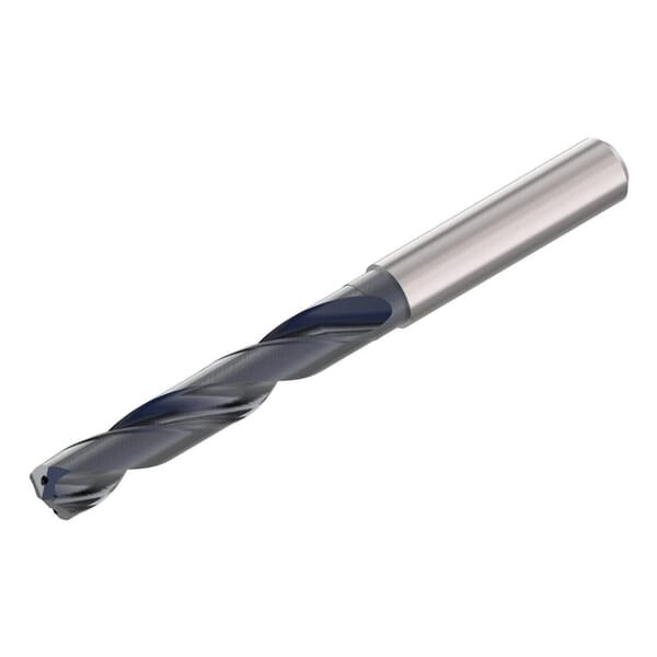 Seco 02897845 SD1105A Universal Jobber Length Drill Bit, 3 mm Drill - Metric, 0.118 in Drill - Decimal Inch, 140 deg Point, Solid Carbide, TiAlN Coated