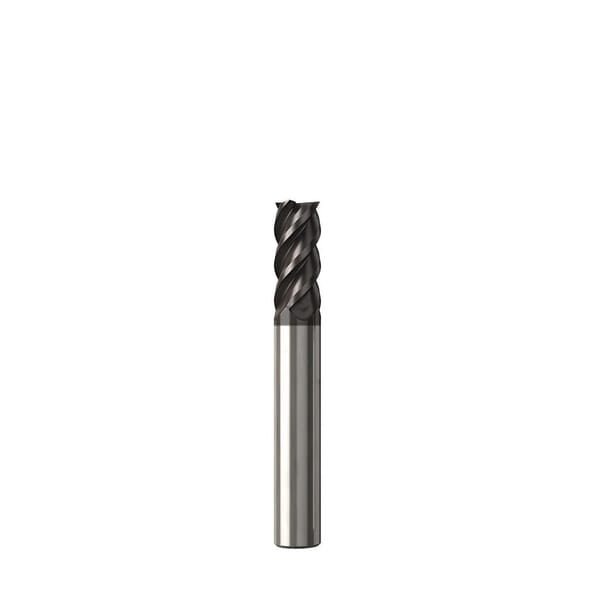 Seco JABRO Solid2 02927399 Solid2 JS514 Center Cutting Single End Universal End Mill, 1.5 mm Dia Cutter, 0.015 mm Corner Radius, 3 mm Length of Cut, 4 Flutes, 3 mm Dia Shank, 38 mm OAL, NXT/PVD Coated