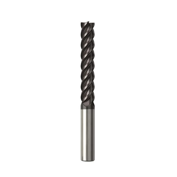 Seco JABRO Solid2 02927415 Solid2 JS514 Center Cutting Single End Universal End Mill, 1 mm Dia Cutter, 0.01 mm Corner Radius, 3 mm Length of Cut, 4 Flutes, 3 mm Dia Shank, 38 mm OAL, NXT/PVD Coated