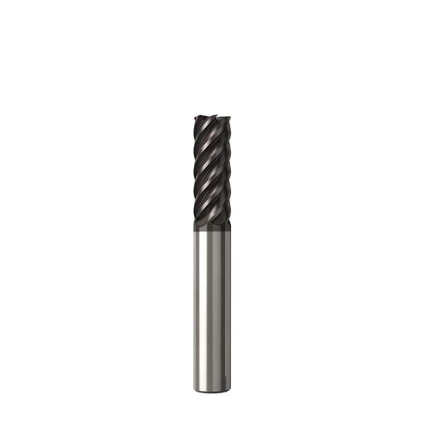 Seco JABRO Solid2 02927492 Solid2 JS520 High Performance Non-Center Cutting Single End Universal End Mill, 16 mm Dia Cutter, 0.1 mm Corner Radius, 30 mm Length of Cut, 8 Flutes, 16 mm Dia Shank, 92 mm OAL, NXT/PVD Coated