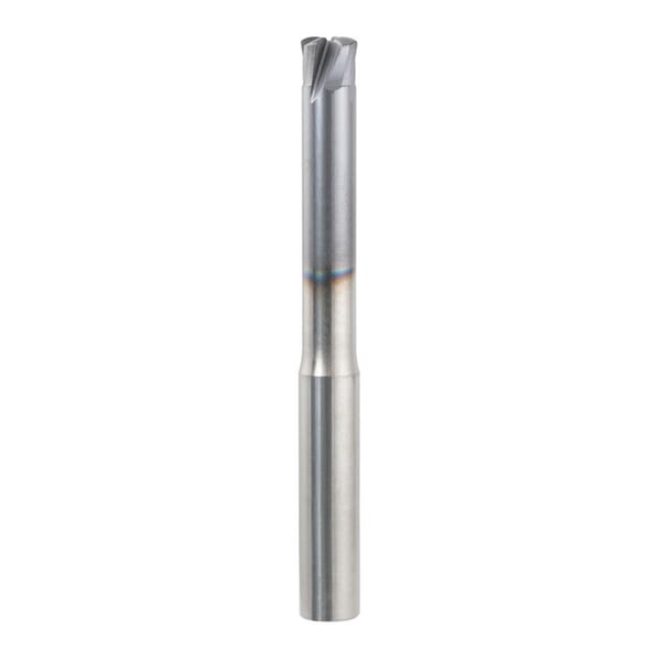 Seco Niagara Cutter 03043605 SN400R High Feed Non-Center Cutting Short Length Single End End Mill, 5/16 in Dia Cutter, 0.0432 in Corner Radius, 0.016 in Length of Cut, 4 Flutes, 3/8 in Dia Shank, 3-1/2 in OAL, AlTiN