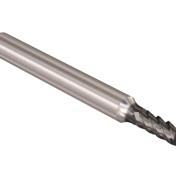 Seco JABRO Solid2 03067338 Solid2 JS564 Advanced Roughing Center Cutting Chamfered Corner Square Universal End Mill, 3 mm Dia Cutter, 7 mm Length of Cut, 4 Flutes, 6 mm Dia Shank, 57 mm OAL, NXT/PVD Coated