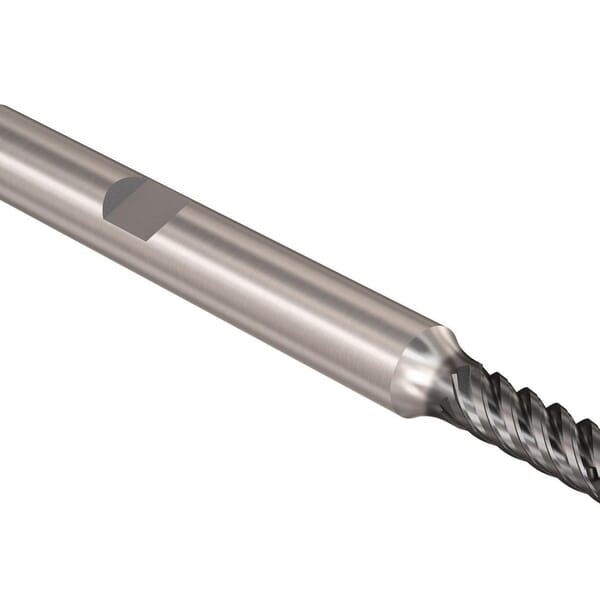 Seco JABRO Solid2 03067394 Solid2 JS565 Advanced Roughing Center Cutting Chamfered Corner Square Universal End Mill, 5 mm Dia Cutter, 12.5 mm Length of Cut, 5 Flutes, 6 mm Dia Shank, 57 mm OAL, NXT/PVD Coated