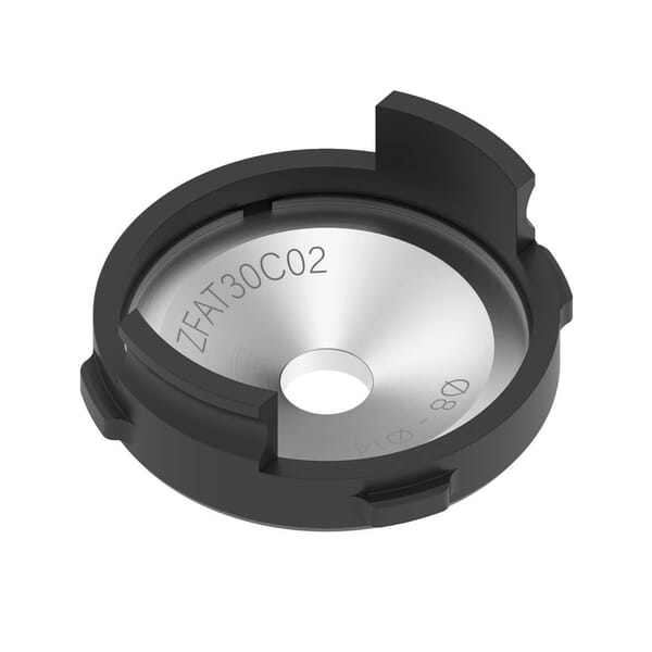 Seco 03309166 Heat Focusing Stopper, For Use With ZFM30 Easyshrink Evo Device, 8 to 14 mm Dia Bore, 15 mm Dia Body