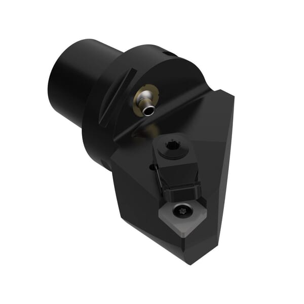 Seco 00042746 Seco-Capto Modular Turning/Profiling Cutting Head With Through Coolant, C5 System, 60 mm L Head/Projection, Left Hand Cutting, Insert Compatibility: CN.N1204., External