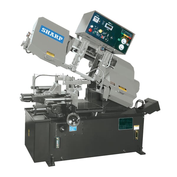 Sharp SW-100T SW-A Series Horizontal Automatic Band Saw, 3 hp, 89 to 262 fpm Speed