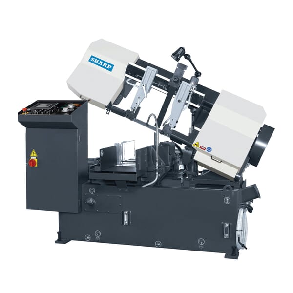 Sharp SW-126NCD SW-NC Series Horizontal Automatic NC Band Saw, 5 hp, 66 to 330 fpm Speed