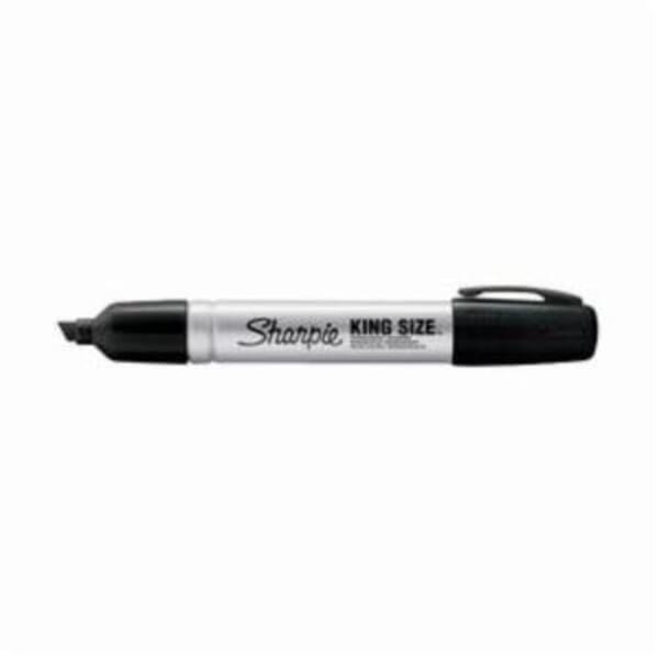 Sharpie King Size 15101PP Permanent Marker, Chisel Tip, Black