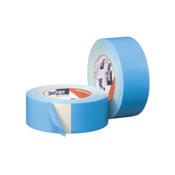 Shurtape 101332 DF 545 Premium Professional-Grade Double Coated Tape, 33 m L x 48 mm W, 13.5 mil THK, Rubber Based Adhesive, Polyester/Cotton Blend Cloth Backing, Natural