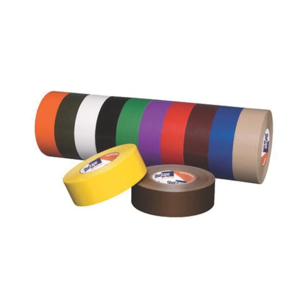 Shurtape 203677 PC 618C Performance-Grade Duct Tape, 55 m L x 48 mm W, 10 mil THK, Rubber Adhesive, Polyethylene Film with Cloth Carrier Backing, Green