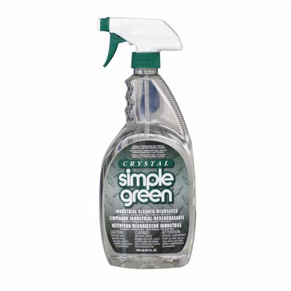 Simple Green 0610001219024 Heavy Duty Cleaner and Degreaser, 24 oz Spray Bottle, Liquid, Clear, Mild Detergent