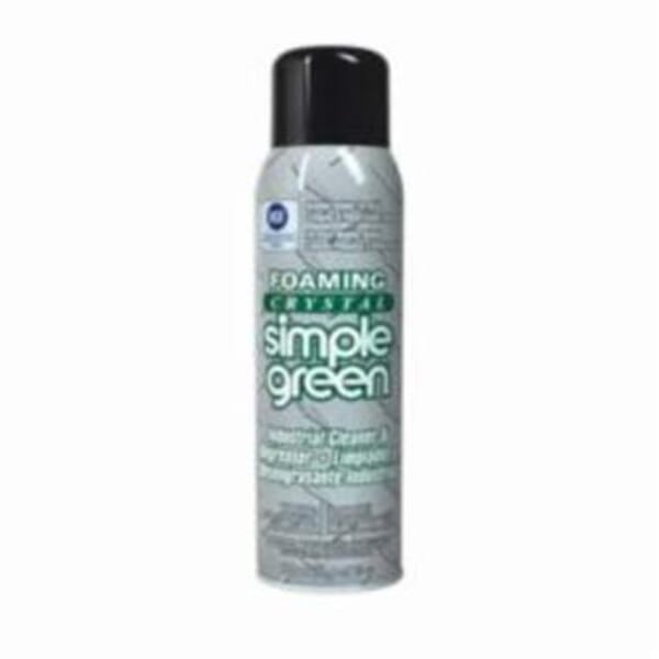 Simple Green 19010 Industrial Cleaner and Degreaser, 20 oz, White, Foam Form