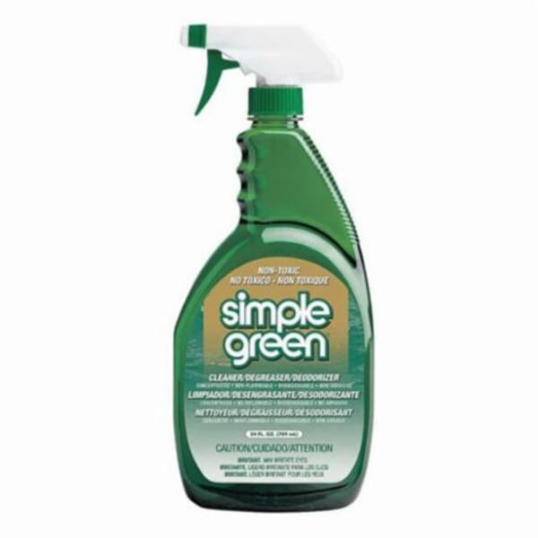 Simple Green 2710001213012 Cleaner Degreaser, 24 oz Trigger Spray Bottle, Liquid, Green, Sassafras