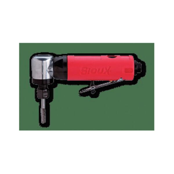 Sioux FORCE 5055A Heavy Duty Right Angle Die Grinder, 1/4 in Arbor/Shank, 0.3 hp, Tool Only