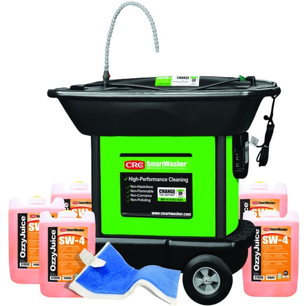 SmartWasher 14741 SW-437 Heavy Weight Non-Flammable Water Based Mobile Parts Washer Kit, 55 in L x 48 in W x 42 in H