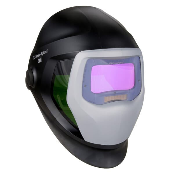 Speedglas 7010340591 9100 Series Welding Helmet, 5, 8 to 13 Lens Shade, Black/Silver, 2.8 x 4.2 in Viewing Area, Nylon, ANSI A87.1-2003, CSA Z94.3-2009