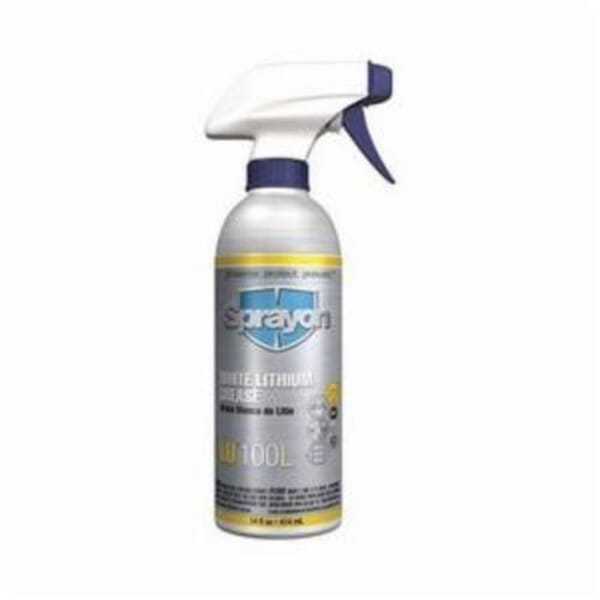 Sprayon S000100LQ Liqui-Sol LU100L Medium Pressure Multi-Purpose Non-Aerosol Grease, 16 oz Spray Bottle, Liquid Form, Off-White, 20 to 275 deg F