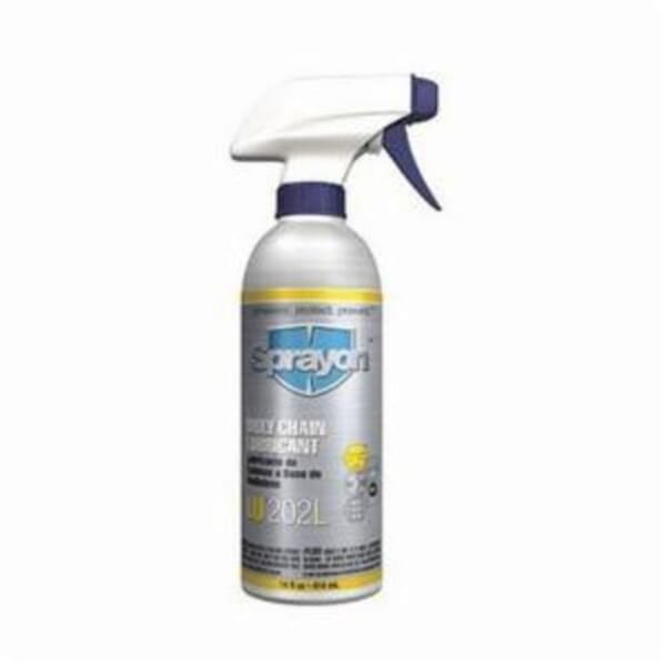Sprayon S000202LQ LU202L Light Pressure Non-Aerosol Moly Chain Lubricant, 16 oz Spray Bottle, Liquid, Amber, 0.88