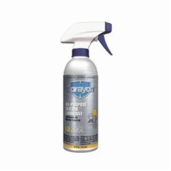 Sprayon S000206LQ LU206L Liqui-Sol All-Purpose Non-Aerosol Light Pressure Silicone Lubricant, 16 oz Spray Bottle, Liquid Form, Clear Glass, -50 to 550 deg F