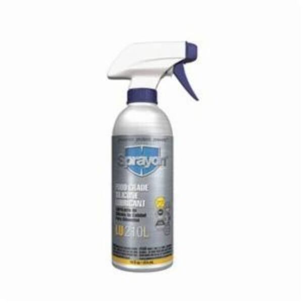 Sprayon S000210LQ LU210L Liqui-Sol Light Pressure Non-Aerosol Dry Silicone Lubricant, 16 oz Spray Bottle, Liquid Form, Clear Glass, -40 to 450 deg F